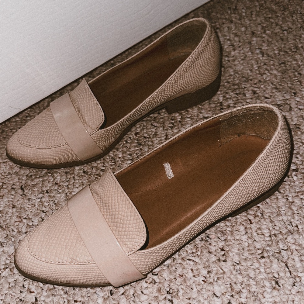 Nude Work Flats
